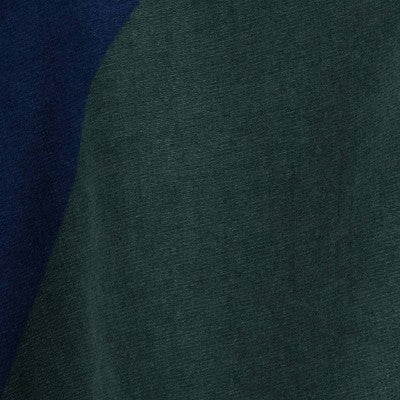 Stripe Printed Chenille Throw Faux Shearling Navy/Green - Room Essentials
