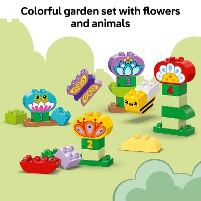 LEGO DUPLO Town Creative Garden & Flowers Building Toy for Toddlers 10444