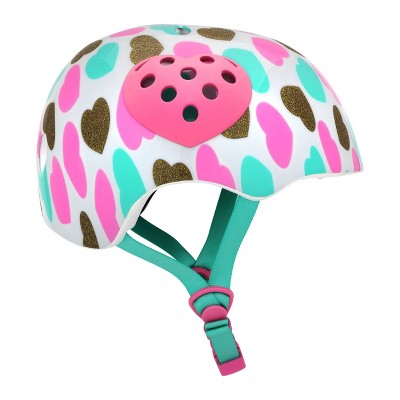 Raskullz Heart Charms Kids' Girls' Bike Helmet - Pink
