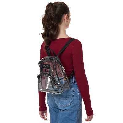 JanSport Clear Mini Shoulder Bag - Black