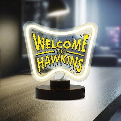 Stranger Things Welcome to Hawkins Neon Logo
