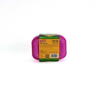 Glad Take-Aways Crayola Retired Colors 8oz/10pk Deli/Snack Food Storage Containers - Mulberry