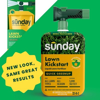 Sunday Lawn Kickstart Bottle Lawn Fertilizer 42fl oz