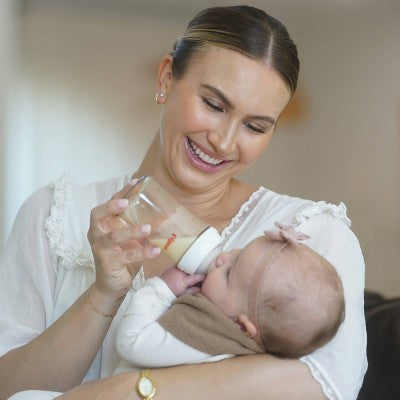 Pigeon Nurture & Nest Wide-Neck and Anti-colic PPSU BPA-Free Baby Bottles with Nipples - 8 fl oz/2pk