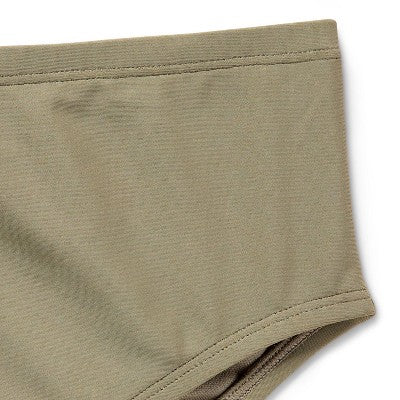 Women's Hipster Medium Coverage Bikini Bottom - Green 2X