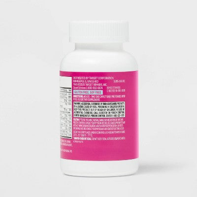 Women's Daily Multivitamin Dietary Supplement Tablets - 100ct - up&up: NSF Certified, Soy-Free, Sodium Free