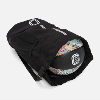 Overtime Elite Cinch Sports Drawstring Bag with Shoe Compartment - Stacked O's Outline