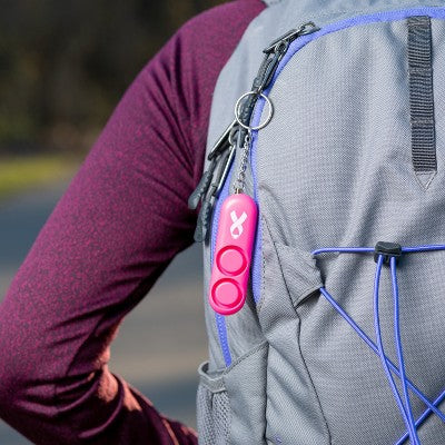 Sabre Personal Alarm with LED Light - Pink