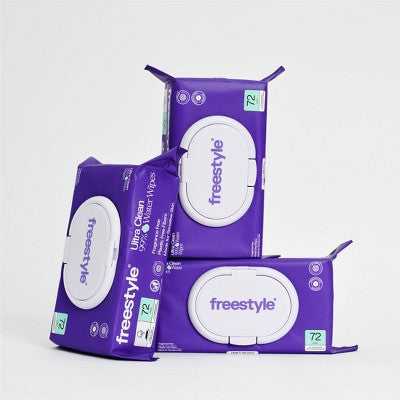 Freestyle 99% Water Baby Wipes, Fragrance Free for Sensitive Skin, Unscented - Flip Top Pouch Packs - 216ct