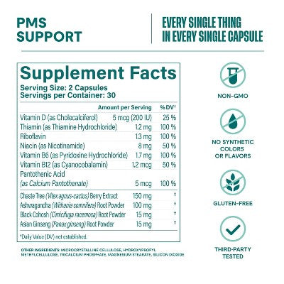 HABIT PMS Support Capsules - 60ct