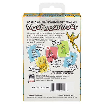 Spin Master Games Woof Woof Woof Card Game