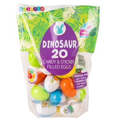 Galerie Easter Printed Dino Attack Egg Bag With Jelly Beans - 1.76oz