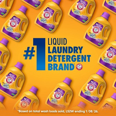 Arm & Hammer Plus OxiClean with Odor Blasters Fresh Burst Liquid Detergent 74 loads - 96.2oz