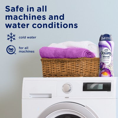 Downy Blends Soft & Fresh In-Wash Scent Booster - Spring Peony Scented Laundry Beads - 13.0oz