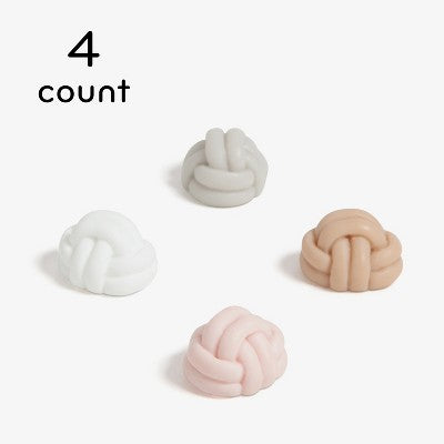 U Brands 4ct Knot Magnets