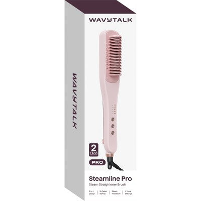 Wavytalk Steamline Pro Steam Hair Straightener Brush, Steam Reduces Damage & Nourishes Hair, Model B395