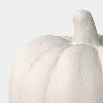 6" Rustic Ceramic Fall Pumpkin Round - Threshold: Fall