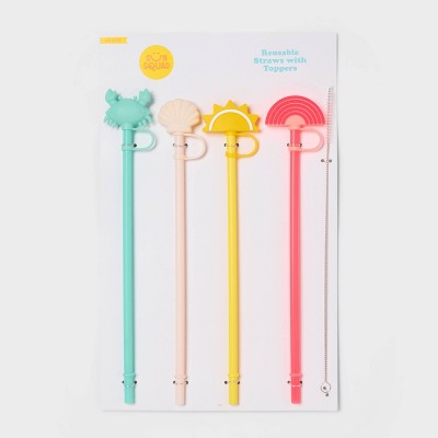 Straw, Figural Covers and Icons - Sun Squad