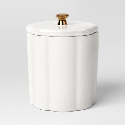 Medium Ribbed Food Storage Canister - Threshold