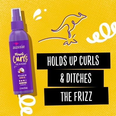 Aussie Miracle Curls Refresher Spray Gel - 5.7 fl oz