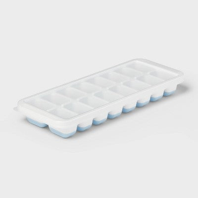 Ice Cube Tray Soft Release with Lid White - Room Essentials