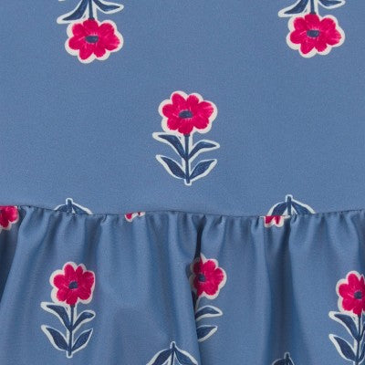 Carter's Baby Girls' Floral Two Piece Tankini Swimsuit - Blue 18M