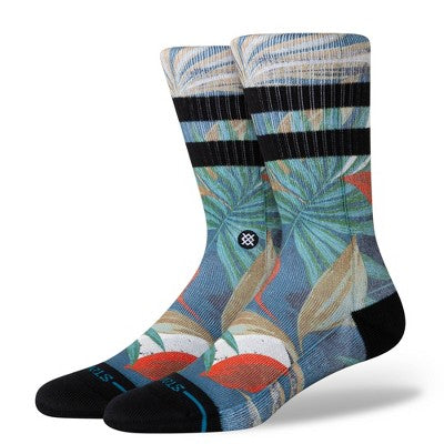 STANCE Men's Tropical Print Twist Crew Socks - 6-12