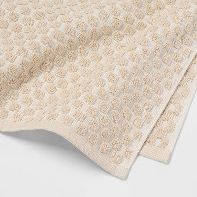 6pc Performance Plus Textured Dot Bath Towel Set Khaki - Threshold