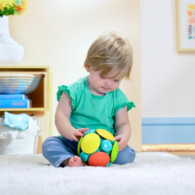 Bright Starts Wobble Bobble Activity Ball Toy: Gross Motor Skills, Fine Motor Skills, Baby Learning Toy