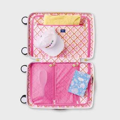Hardside Spinner Trunk Carry On Suitcase Soft Pink - Roller Rabbit x Target