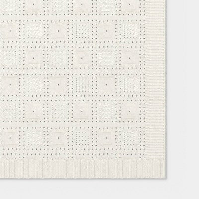 Knit Throw Blanket Ivory - Threshold