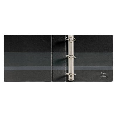 Avery 670 Sheet 3" Heavy Duty Non Stick View Ring Binder Black: 3 Inch D-Ring, Polypropylene, 4 Pockets, Clear Hard Cover