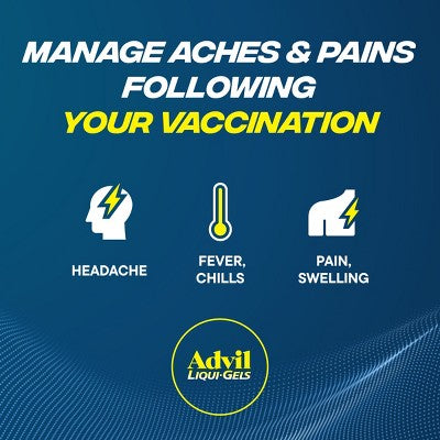 Advil Liqui-Gels Pain Reliever/Fever Reducer Liquid Filled Capsules - Ibuprofen (NSAID) - 160ct