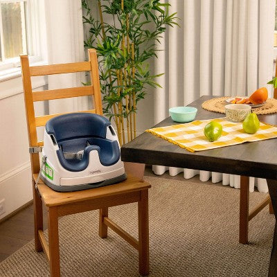 Ingenuity Baby Base 2-in-1 Booster Feeding and Floor Seat with Self-Storing Tray - Night Sky