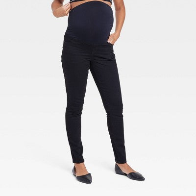 Over Belly Skinny Maternity Pants Isabel Maternity Black 18