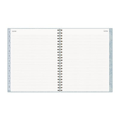 Morris & Co. 8.5"x11" by Blue Sky 2026 Weekly/Monthly Wirebound Planner Hardcover Solid Dearle Blue