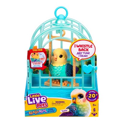 Little Live Pets Indie Real Bird and Cage