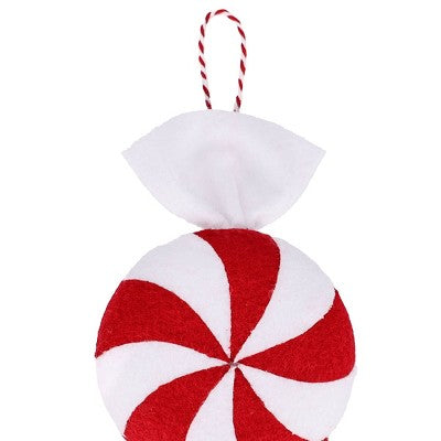 Felt Ornament Peppermint Candy - Bullseye's Playground