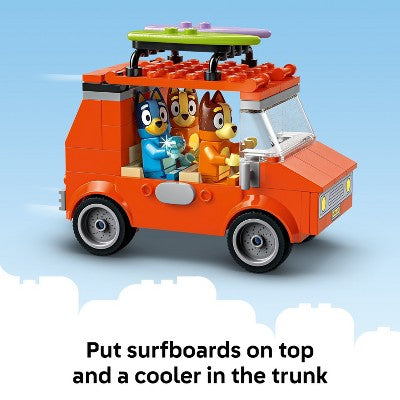 LEGO Bluey: Bluey's Beach & Family Car Trip Building Set 11202