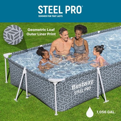 Bestway Steel Pro 12' x 6'7" x 26" Rectangle Above Ground Outdoor Swimming Pool (LOCAL PICKUP ONLY)