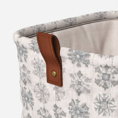 Quilted Stitch Decorative Basket Snowflake - Threshold