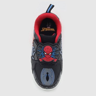 Toddler Boys Disney Spider-Man Athletic Sneakers - Black 1