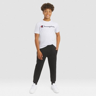 Champion Kids' Fleece Jogger Pants - Black S