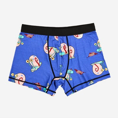 Men's SpongeBob SquarePants Boxer Briefs - Blue L
