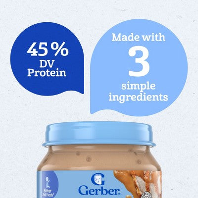 Gerber Baby Food Stage 2 Turkey & Gravy Puree Jar - 2.5oz