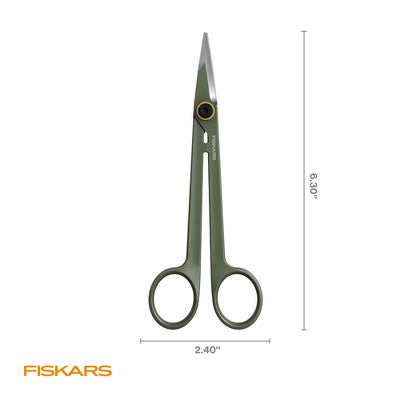 Fiskars 2.5" Long Reach Detailing Snip Garden Shears
