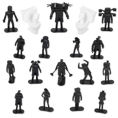 Skibidi Toilet Battle Action Figure Bucket