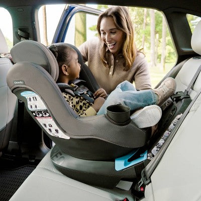 Evenflo REO by Revolve360 Rotating Convertible Car Seat with Quick Clean Cover - Danvers (LOCAL PICKUP ONLY)