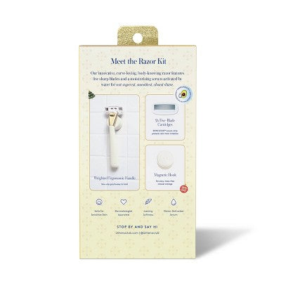 Athena Club 5-Blade Women's Sugar Cookie Razor Kit
