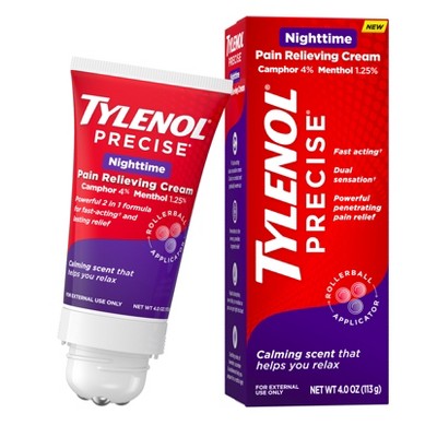Tylenol Topical Analgesic Night-Time Pain Relieving Cream - 4oz